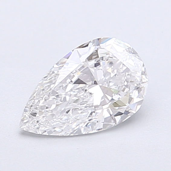 0.66 Carat Pear Shaped, Very Good Cut, D Color, VVS2 Clarity, IGI Certified Lab Grown Diamond