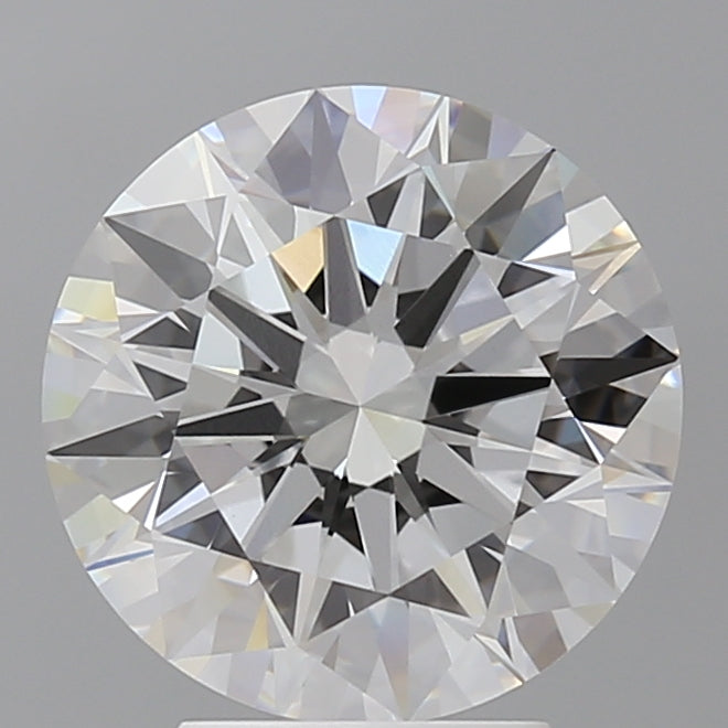 4.08 Carat Round Shaped, Ideal Cut, F Color, VVS2 Clarity, IGI Certified Lab Grown Diamond