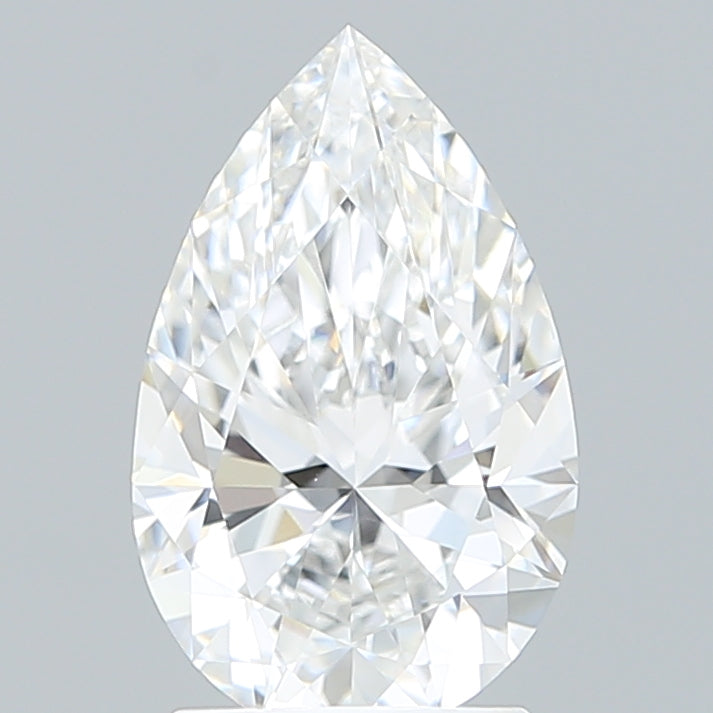 2.20 Carat Pear Shaped, Ideal Cut, E Color, VVS2 Clarity, IGI Certified Lab Grown Diamond