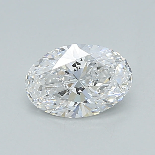 0.55 Carat Oval Shaped, Ideal Cut, D Color, VVS1 Clarity, IGI Certified Lab Grown Diamond
