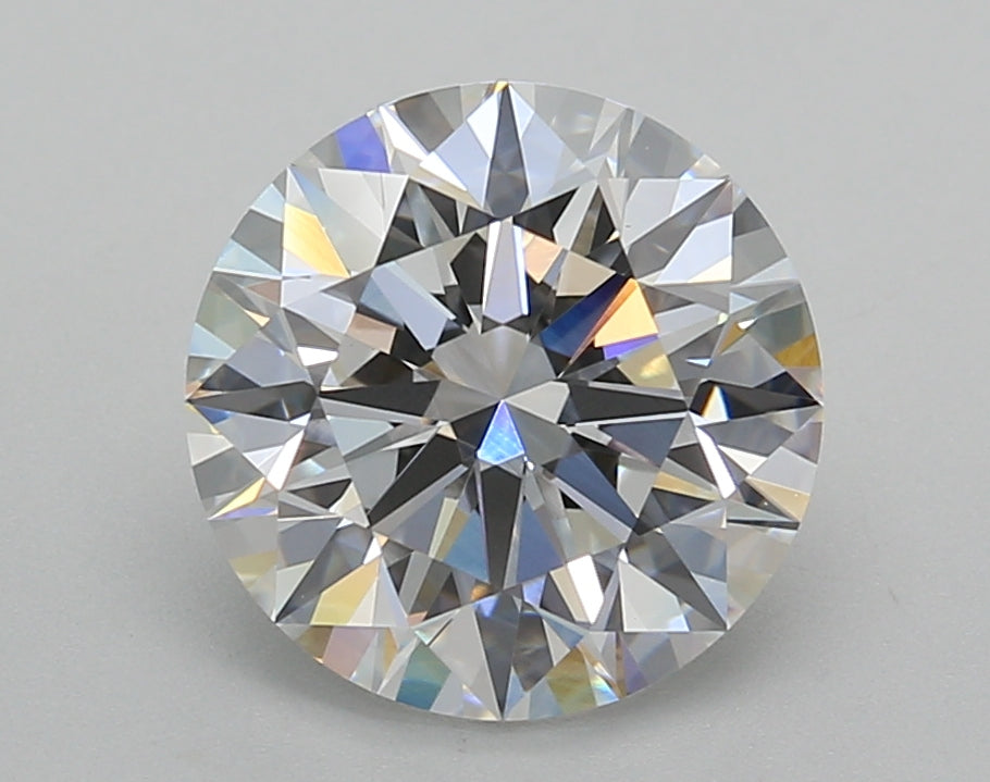 3.02 Carat Round Shaped, Ideal Cut, E Color, VS1 Clarity, IGI Certified Lab Grown Diamond