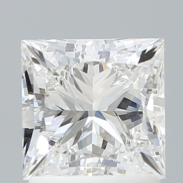 1.68 Carat Princess Shaped, Ideal Cut, D Color, VS1 Clarity, IGI Certified Lab Grown Diamond