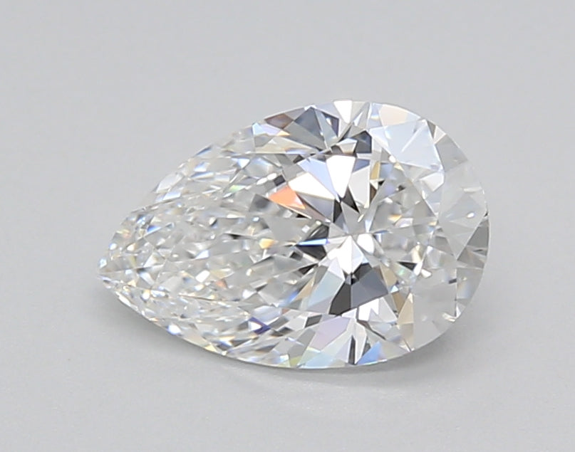 1.02 Carat Pear Shaped, Ideal Cut, D Color, VVS2 Clarity, GIA Certified Lab Grown Diamond