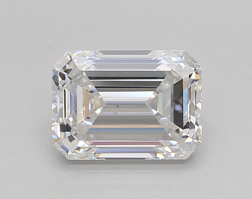 1.52 Carat Emerald Shaped, Excellent Cut, E Color, VS1 Clarity, IGI Certified Lab Grown Diamond