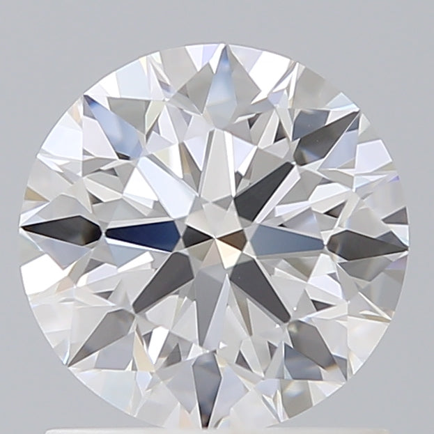 1.19 Carat Round Shaped, Ideal Cut, D Color, VS2 Clarity, IGI Certified Lab Grown Diamond