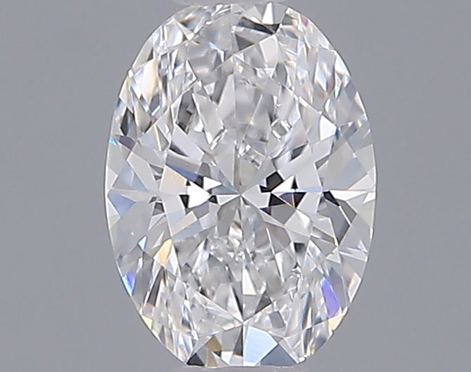 0.53 Carat Oval Shaped, Ideal Cut, D Color, VVS2 Clarity, IGI Certified Lab Grown Diamond