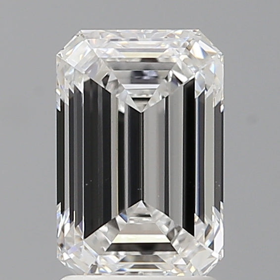 2.10 Carat Emerald Shaped, Ideal Cut, E Color, VVS2 Clarity, IGI Certified Lab Grown Diamond