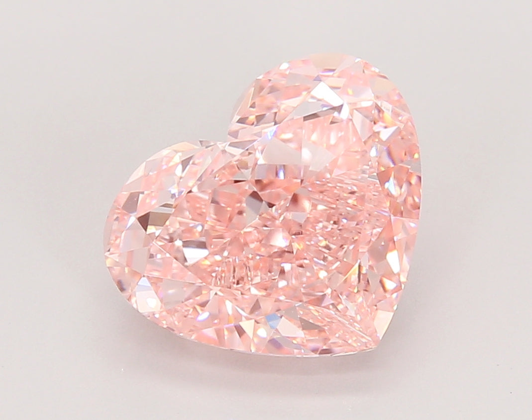 5.04 Carat Heart Shaped, Very Good Cut, VVS2 Clarity, IGI Certified Lab Grown Diamond