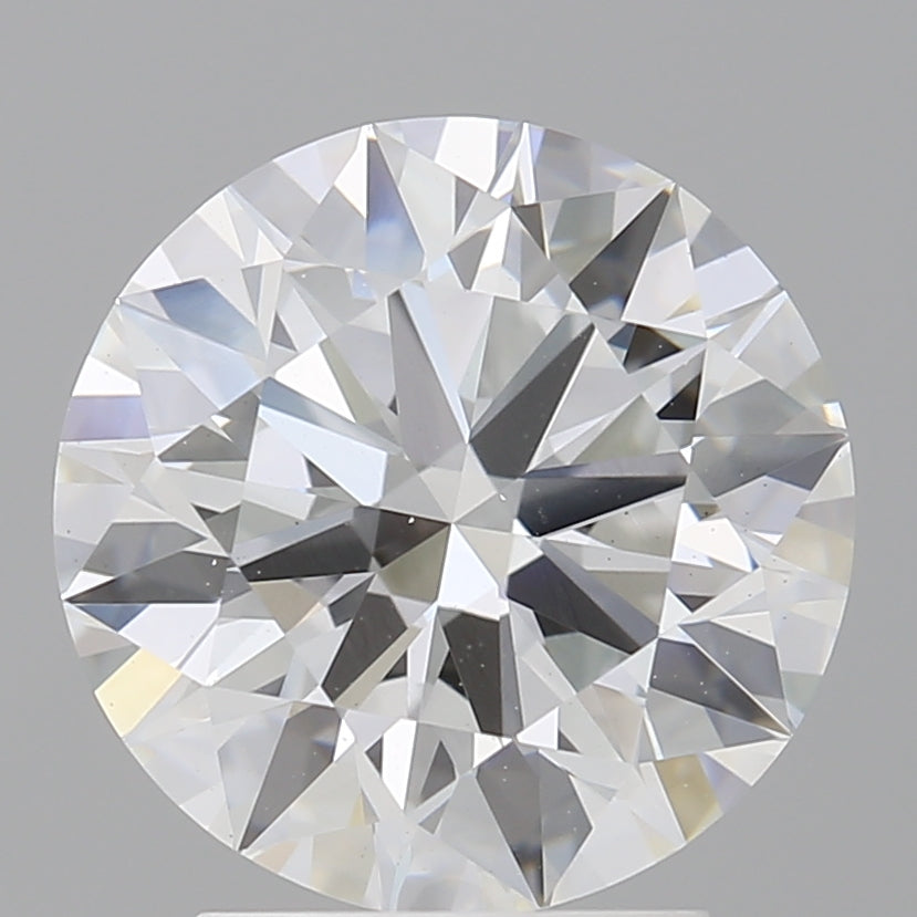 3.08 Carat Round Shaped, Ideal Cut, F Color, VS1 Clarity, IGI Certified Lab Grown Diamond