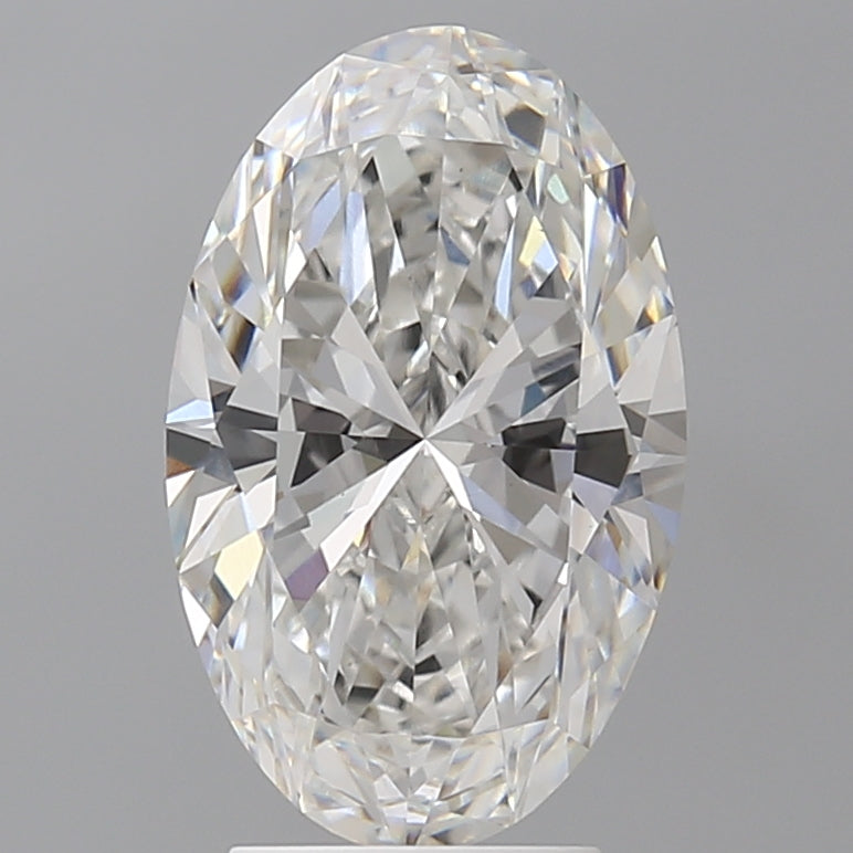 3.58 Carat Oval Shaped, Ideal Cut, F Color, VS1 Clarity, IGI Certified Lab Grown Diamond