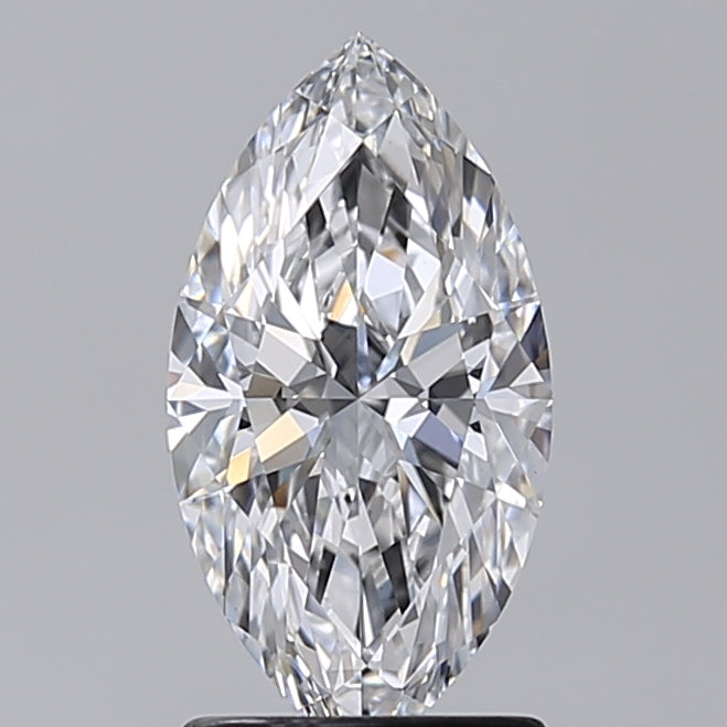 1.52 Carat Marquise Shaped, Excellent Cut, D Color, VVS2 Clarity, IGI Certified Lab Grown Diamond