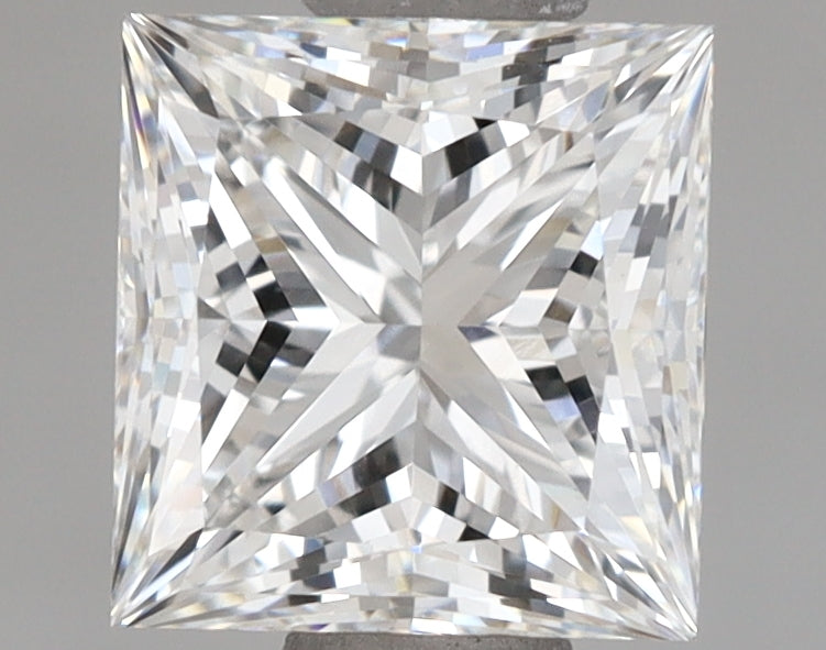 1.15 Carat Princess Shaped, Ideal Cut, E Color, VVS1 Clarity, IGI Certified Lab Grown Diamond