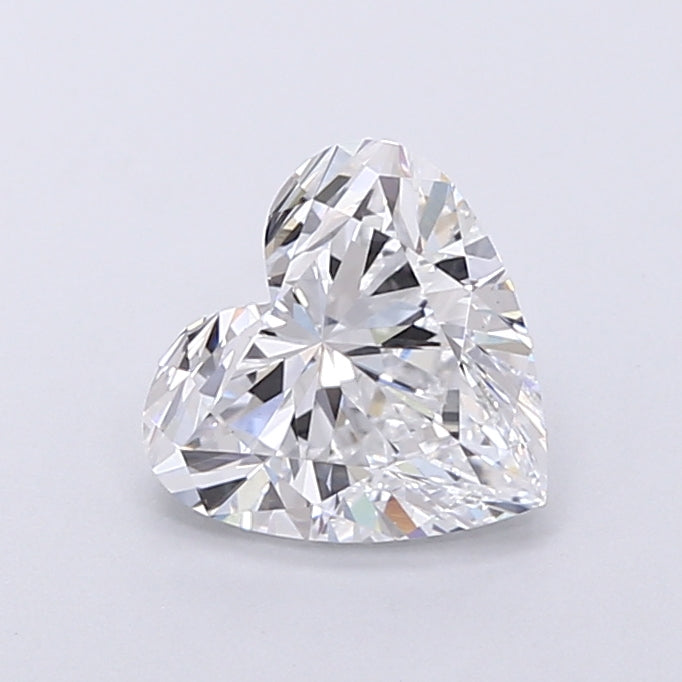 1.60 Carat Heart Shaped, Very Good Cut, D Color, VS1 Clarity, IGI Certified Lab Grown Diamond