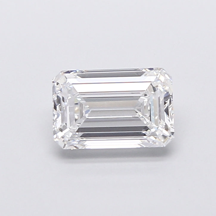 2.14 Carat Emerald Shaped, Very Good Cut, D Color, VVS2 Clarity, IGI Certified Lab Grown Diamond