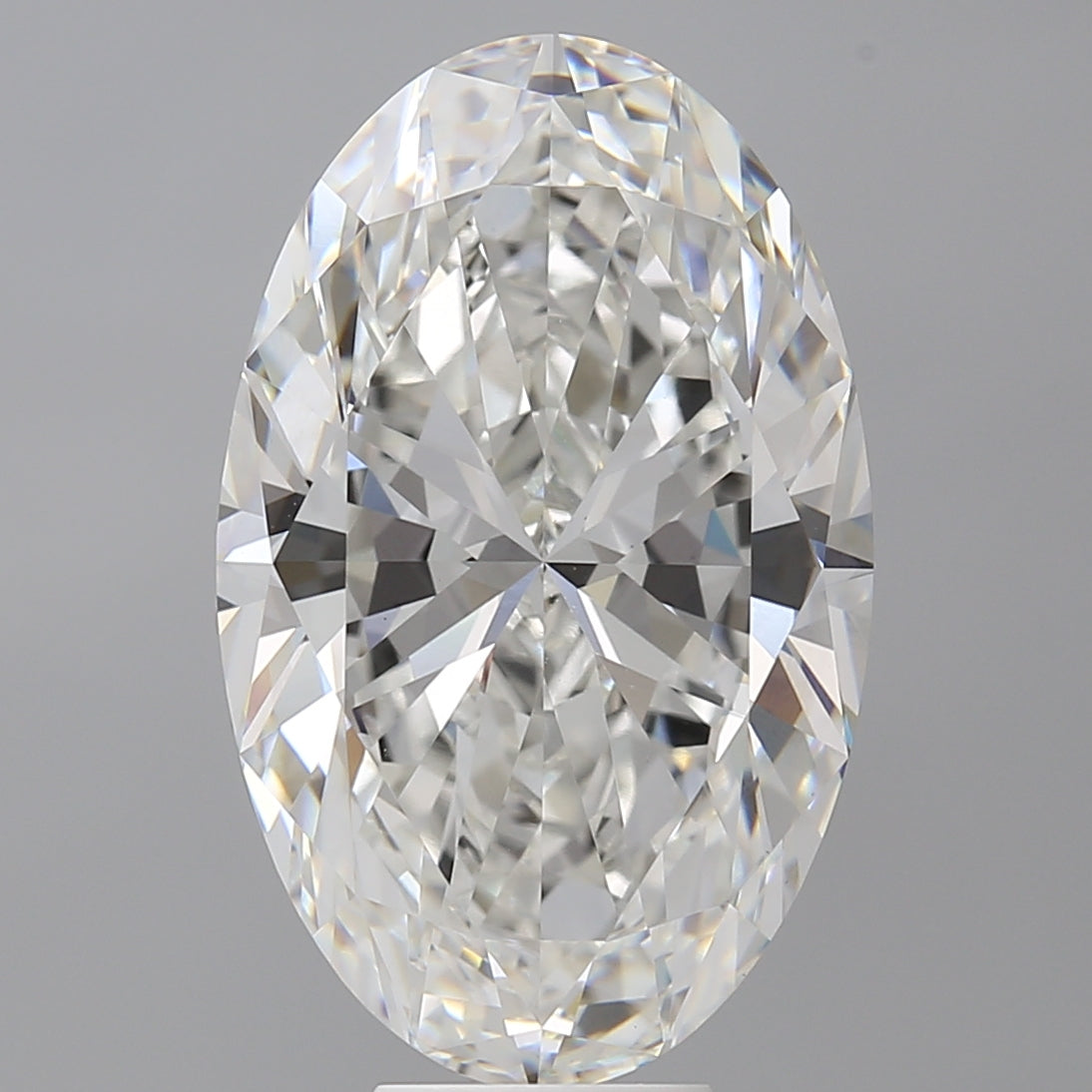 10.08 Carat Oval Shaped, Ideal Cut, F Color, VVS2 Clarity, IGI Certified Lab Grown Diamond