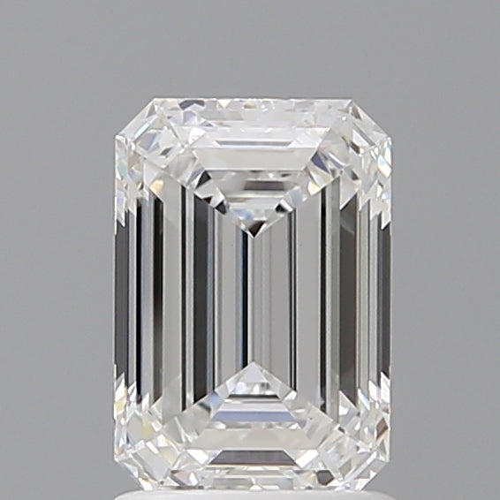 1.60 Carat Emerald Shaped, Ideal Cut, D Color, VVS2 Clarity, IGI Certified Lab Grown Diamond