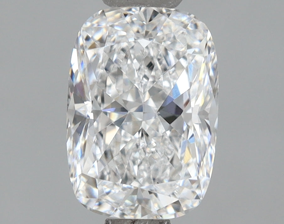 1.23 Carat Cushion Shaped, Excellent Cut, D Color, VVS2 Clarity, IGI Certified Lab Grown Diamond