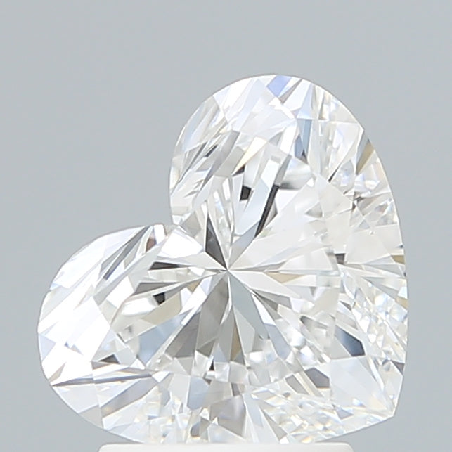 2.46 Carat Heart Shaped, Excellent Cut, E Color, VVS2 Clarity, IGI Certified Lab Grown Diamond
