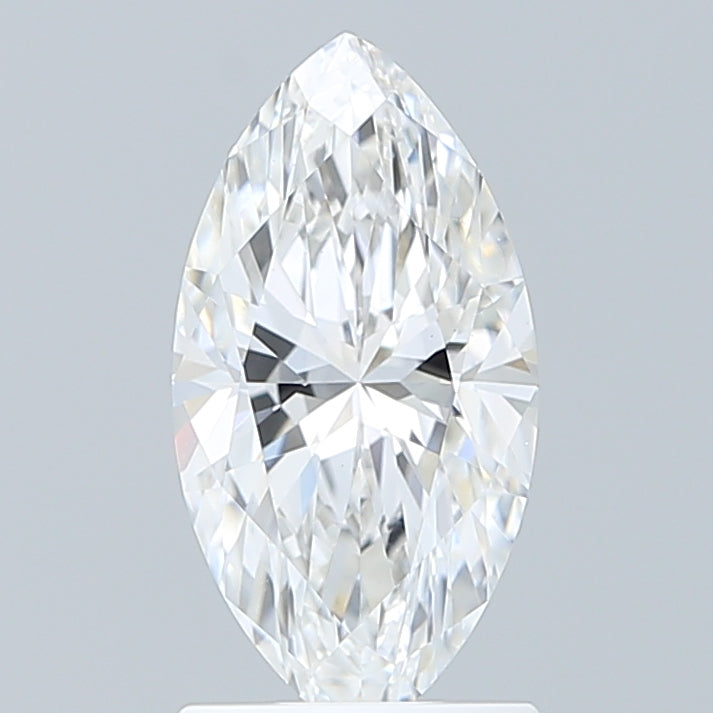 1.57 Carat Marquise Shaped, Excellent Cut, E Color, VVS2 Clarity, IGI Certified Lab Grown Diamond