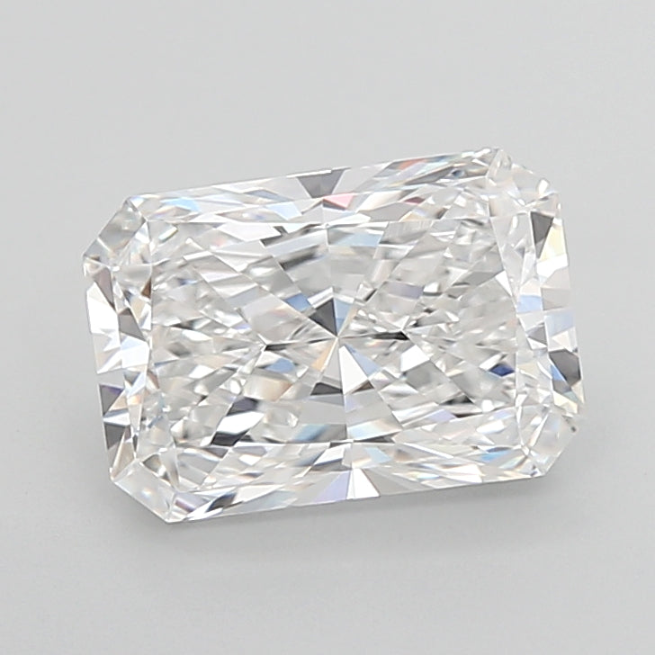 4.05 Carat Radiant Shaped, Ideal Cut, D Color, VVS2 Clarity, IGI Certified Lab Grown Diamond