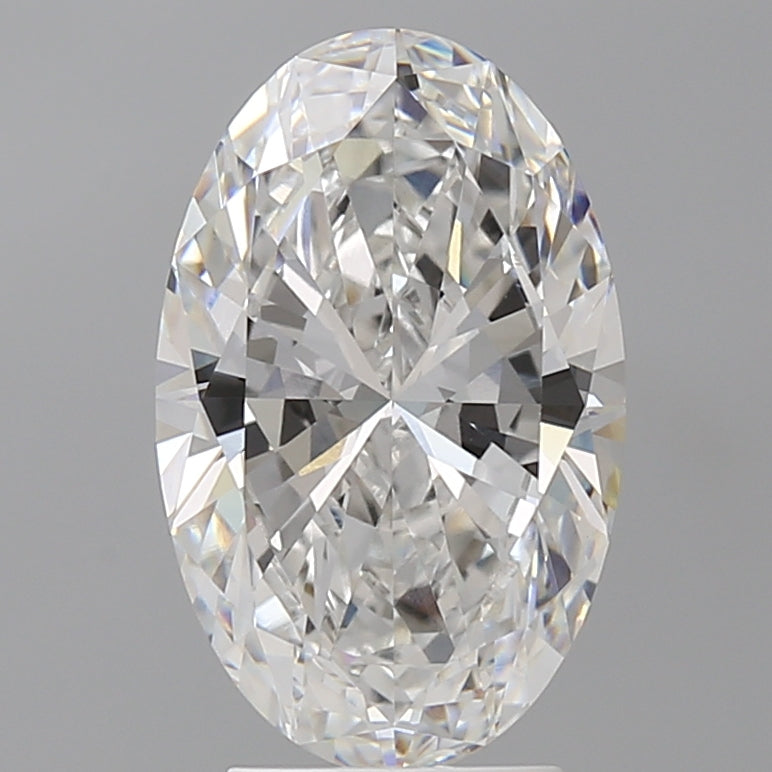 3.56 Carat Oval Shaped, Excellent Cut, E Color, VVS2 Clarity, IGI Certified Lab Grown Diamond