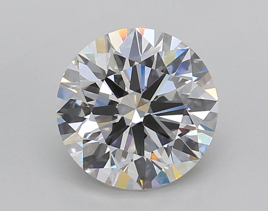 2.02 Carat Round Shaped, Ideal Cut, E Color, VVS2 Clarity, IGI Certified Lab Grown Diamond