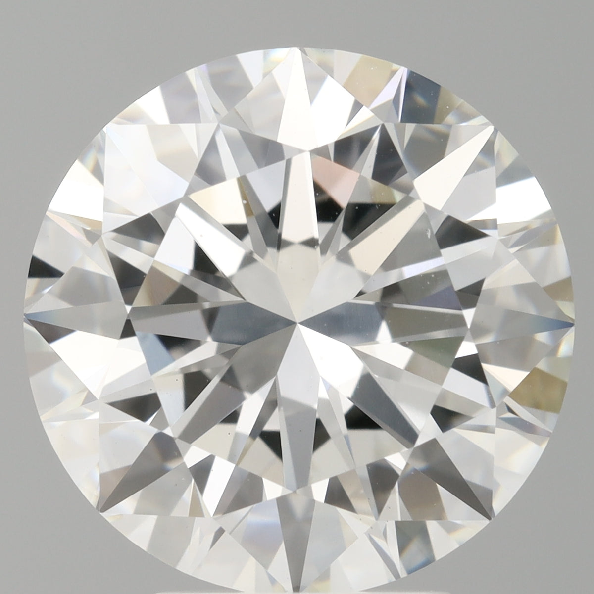 5.00 Carat Round Shaped, Excellent Cut, F Color, VS1 Clarity, IGI Certified Lab Grown Diamond