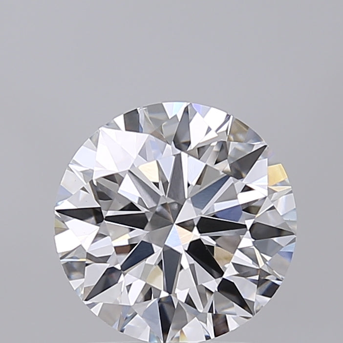 2.02 Carat Round Shaped, Ideal Cut, E Color, VVS2 Clarity, IGI Certified Lab Grown Diamond