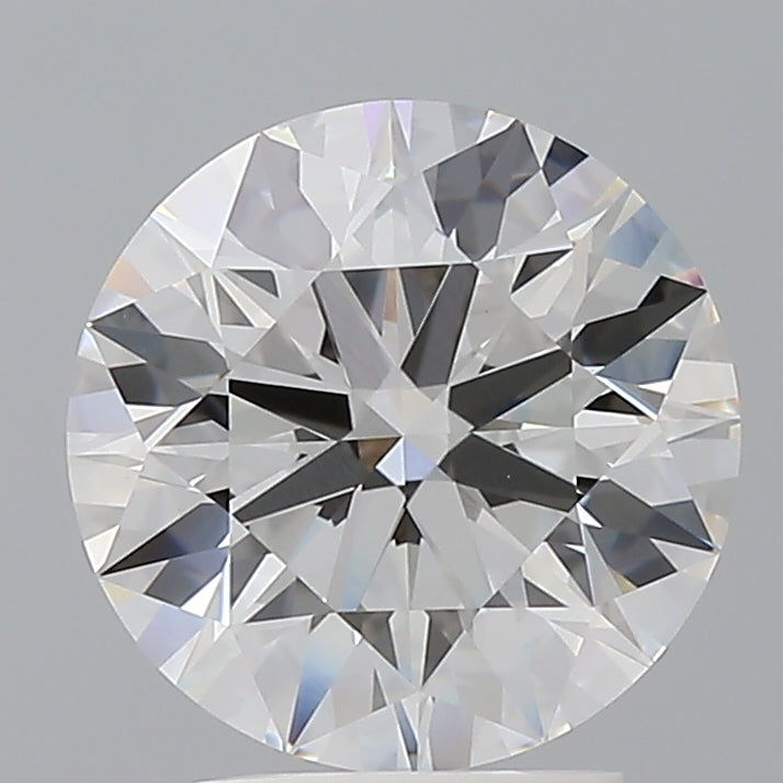 3.04 Carat Round Shaped, Ideal Cut, E Color, VVS2 Clarity, IGI Certified Lab Grown Diamond