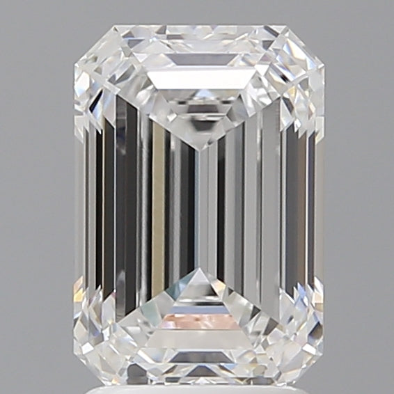 2.52 Carat Emerald Shaped, Ideal Cut, D Color, VVS2 Clarity, IGI Certified Lab Grown Diamond