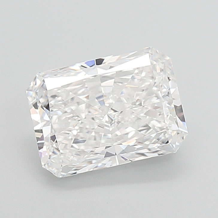 3.01 Carat Radiant Shaped, Ideal Cut, E Color, VVS2 Clarity, IGI Certified Lab Grown Diamond