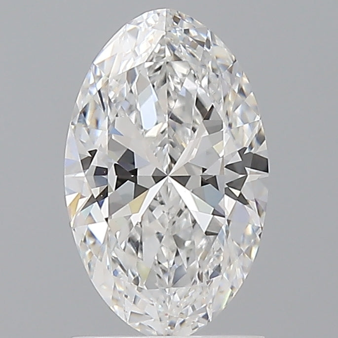 1.55 Carat Oval Shaped, Ideal Cut, D Color, VVS2 Clarity, IGI Certified Lab Grown Diamond