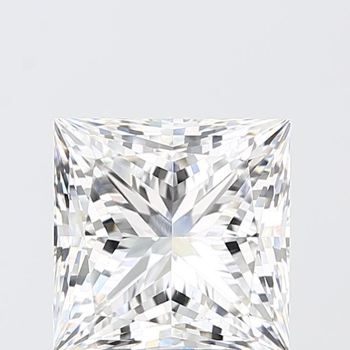 4.11 Carat Princess Shaped, Ideal Cut, E Color, VS1 Clarity, IGI Certified Lab Grown Diamond