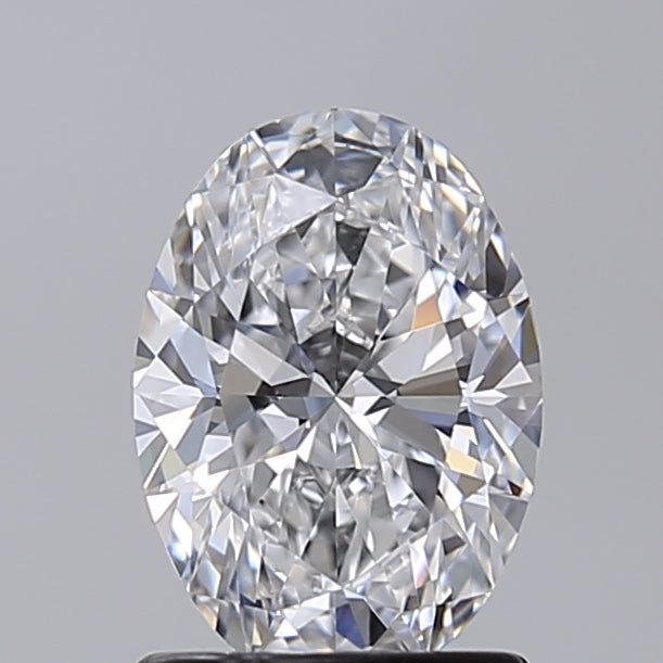 1.29 Carat Oval Shaped, Excellent Cut, D Color, VVS1 Clarity, IGI Certified Lab Grown Diamond
