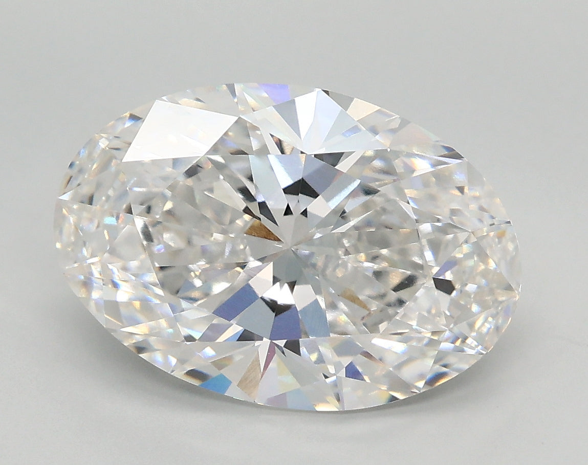 4.10 Carat Oval Shaped, Very Good Cut, F Color, VVS1 Clarity, IGI Certified Lab Grown Diamond