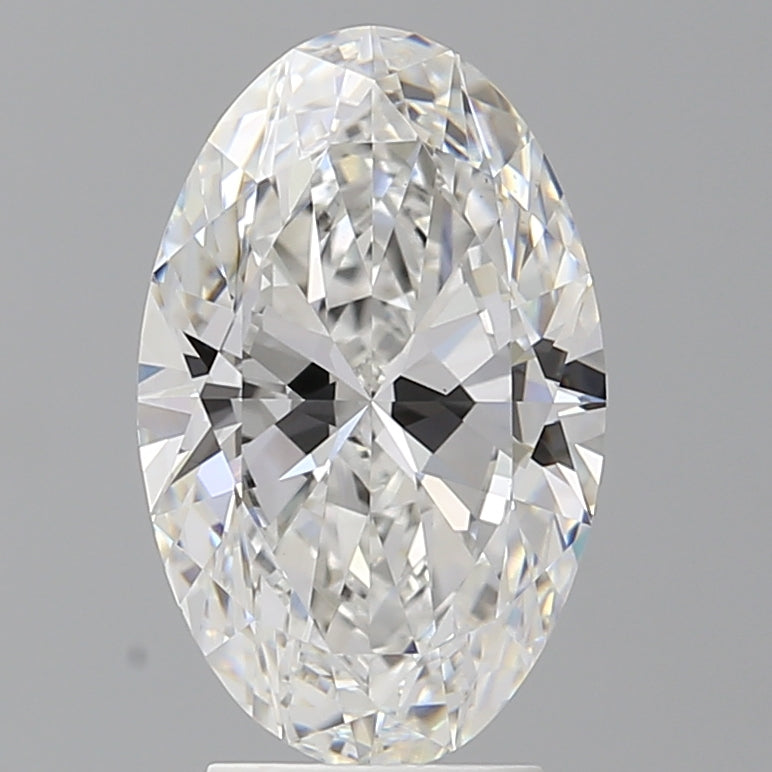 3.52 Carat Oval Shaped, Ideal Cut, E Color, VVS2 Clarity, IGI Certified Lab Grown Diamond