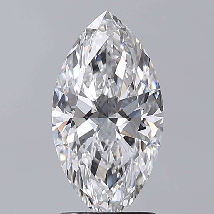 2.02 Carat Marquise Shaped, Excellent Cut, E Color, VS1 Clarity, IGI Certified Lab Grown Diamond