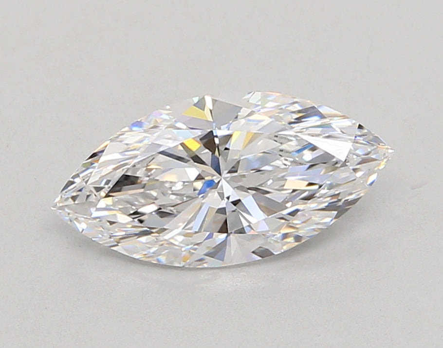 1.56 Carat Marquise Shaped, Ideal Cut, D Color, VVS1 Clarity, IGI Certified Lab Grown Diamond