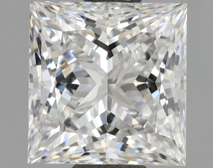 1.30 Carat Princess Shaped, Ideal Cut, D Color, VS1 Clarity, IGI Certified Lab Grown Diamond