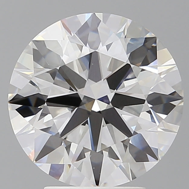 4.03 Carat Round Shaped, Ideal Cut, E Color, VVS2 Clarity, IGI Certified Lab Grown Diamond