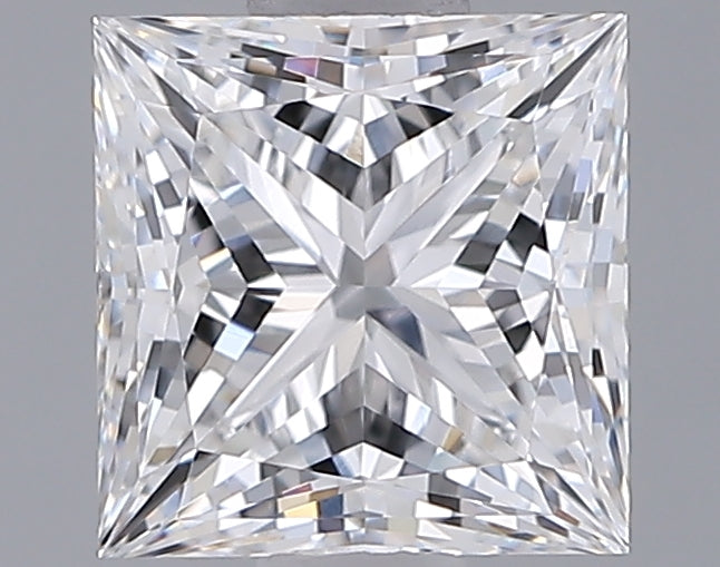 1.31 Carat Princess Shaped, Ideal Cut, D Color, VVS2 Clarity, IGI Certified Lab Grown Diamond