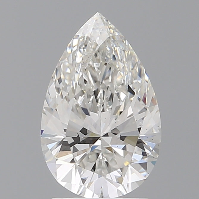 2.07 Carat Pear Shaped, Ideal Cut, F Color, SI1 Clarity, IGI Certified Lab Grown Diamond