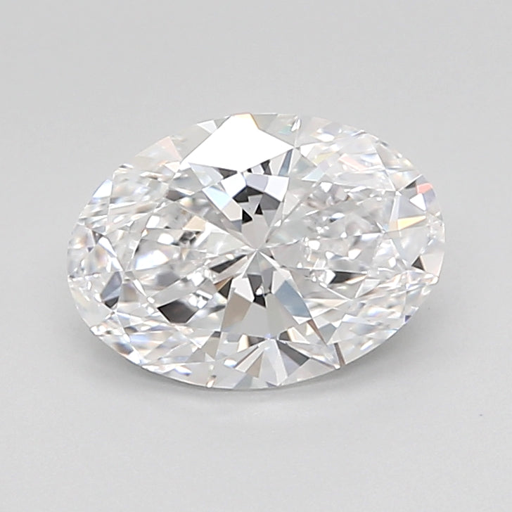 1.55 Carat Oval Shaped, Ideal Cut, D Color, VVS2 Clarity, IGI Certified Lab Grown Diamond