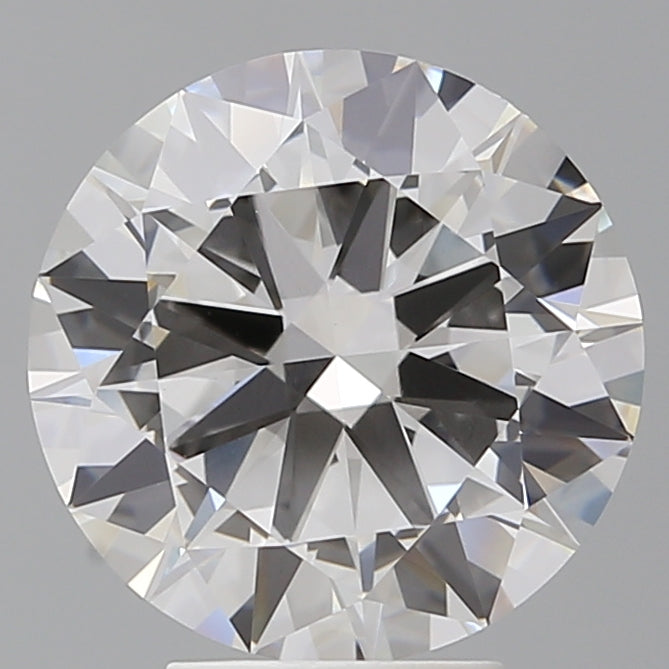 4.54 Carat Round Shaped, Excellent Cut, F Color, VVS2 Clarity, IGI Certified Lab Grown Diamond