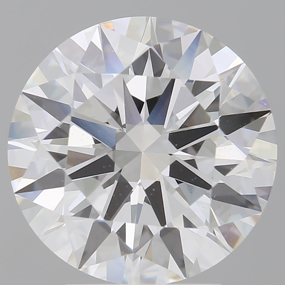 4.03 Carat Round Shaped, Ideal Cut, E Color, VVS2 Clarity, IGI Certified Lab Grown Diamond