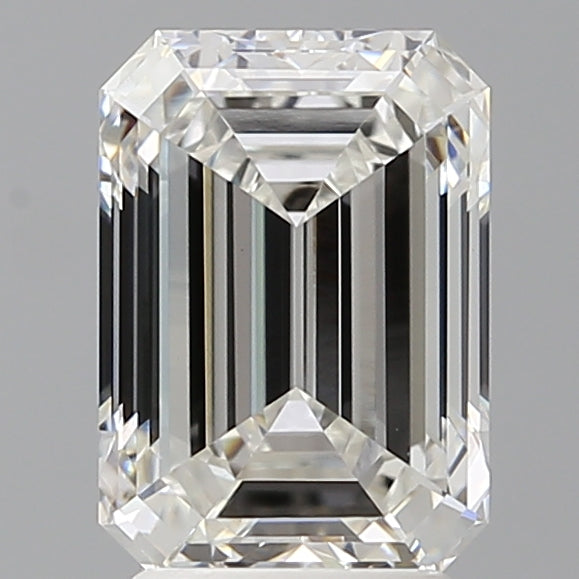 3.02 Carat Emerald Shaped, Ideal Cut, F Color, VVS2 Clarity, IGI Certified Lab Grown Diamond