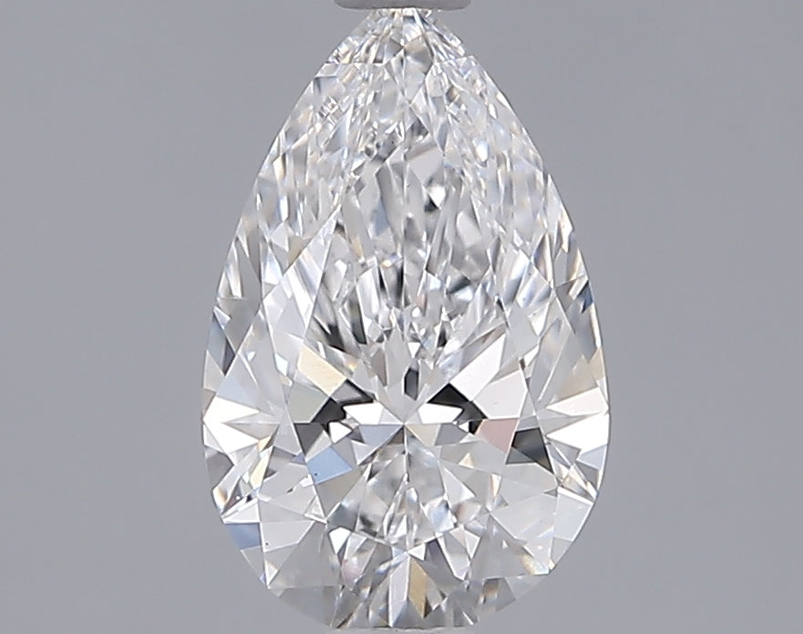 1.53 Carat Pear Shaped, Ideal Cut, D Color, VS1 Clarity, IGI Certified Lab Grown Diamond