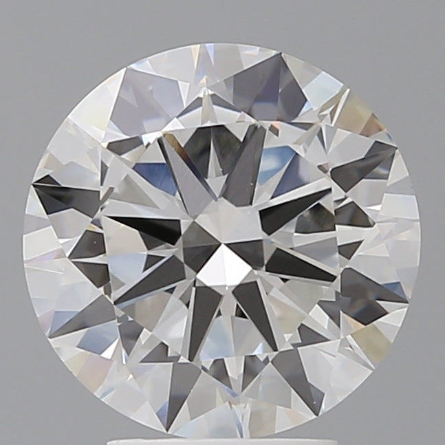 4.04 Carat Round Shaped, Excellent Cut, F Color, VVS2 Clarity, IGI Certified Lab Grown Diamond