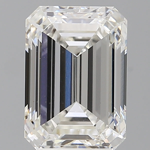 3.52 Carat Emerald Shaped, Ideal Cut, E Color, VS1 Clarity, IGI Certified Lab Grown Diamond