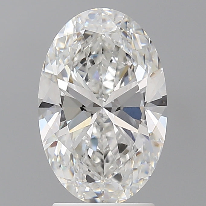 2.55 Carat Oval Shaped, Excellent Cut, E Color, VVS2 Clarity, IGI Certified Lab Grown Diamond